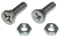 SCREW-SEAT BACK PIVOT-WITH NUTS-PAIR-70L-73 (#E1933)