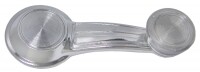 HANDLE-CRANK-WINDOW-WITH RETAINING CLIP-CLEAR KNOB-EACH-67-79 (#E2585)