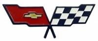 EMBLEM-FUEL DOOR-CROSS FLAG-EXCLUDES COLLECTOR&#39;S EDITION-82 (#E3005)