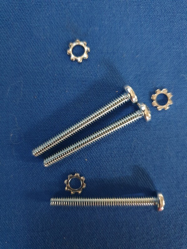 SCREW SET-HORN CONTACT-WITH TILT AND TELESCOPIC STEERING COLUMN-3 PIECES-69-82 (#E7671) 1D1