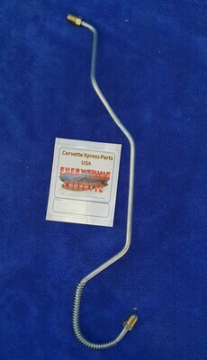LINE-BRAKE-STEEL TUBING-CALIPER WITH ARMOR-REAR-RIGHT-65-82 (#E2279) 3A5