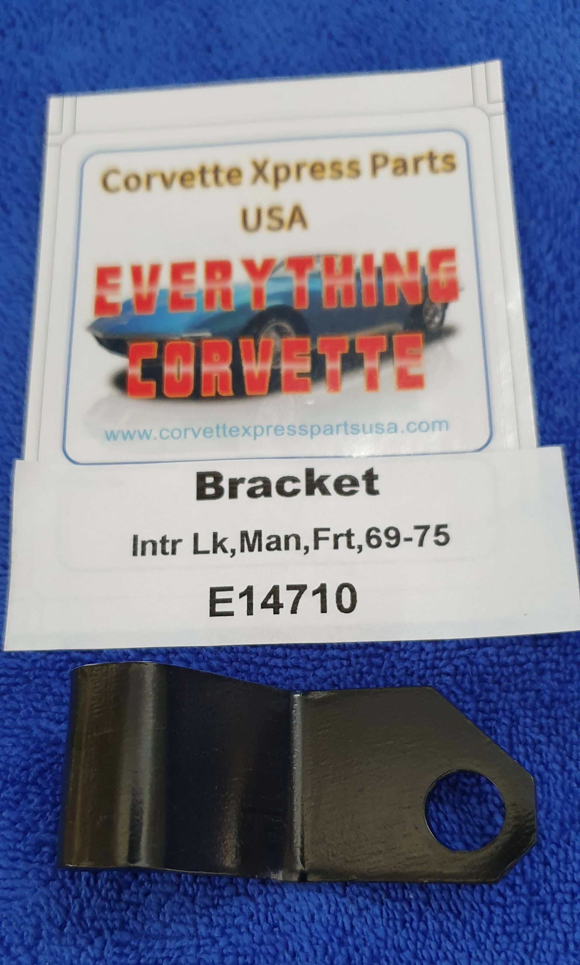 1969-1973 Corvette Shifter Interlock Cable Bracket 4 Speed Rear