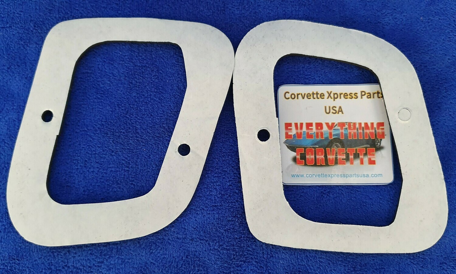 GASKET-DOOR HINGE COVER-UPPER-PAIR-68-82 (#E6166)