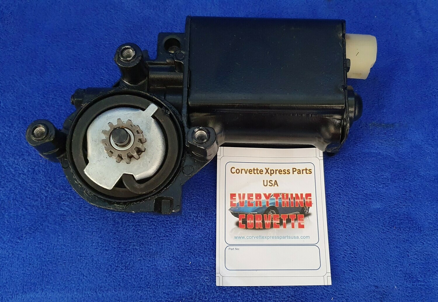 MOTOR-POWER WINDOW-NEW-WITH HARNESS-LEFT-56-67 (#E11669)