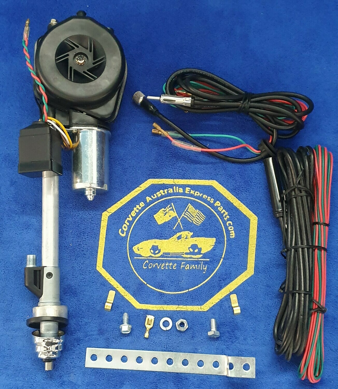 CONVERSION KIT-POWER ANTENNA-CHROME-68-77 (#EC173) 4AA4