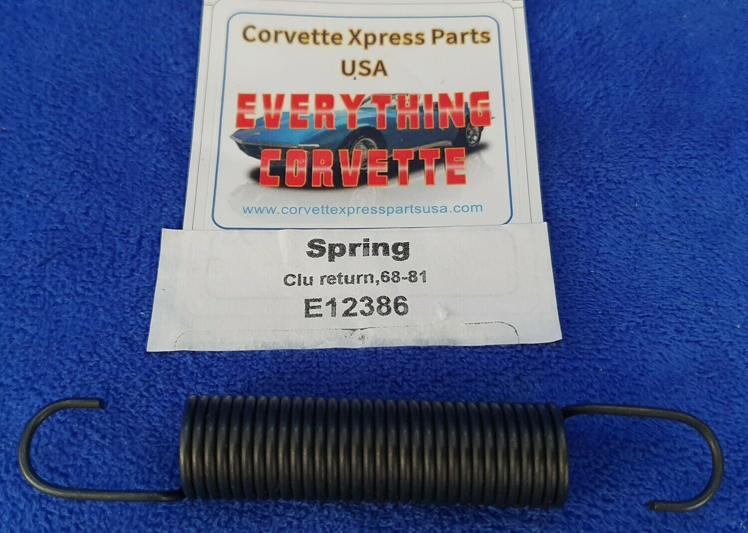 SPRING-CLUTCH PEDAL RETURN 68-81 (#E12386) 3A41