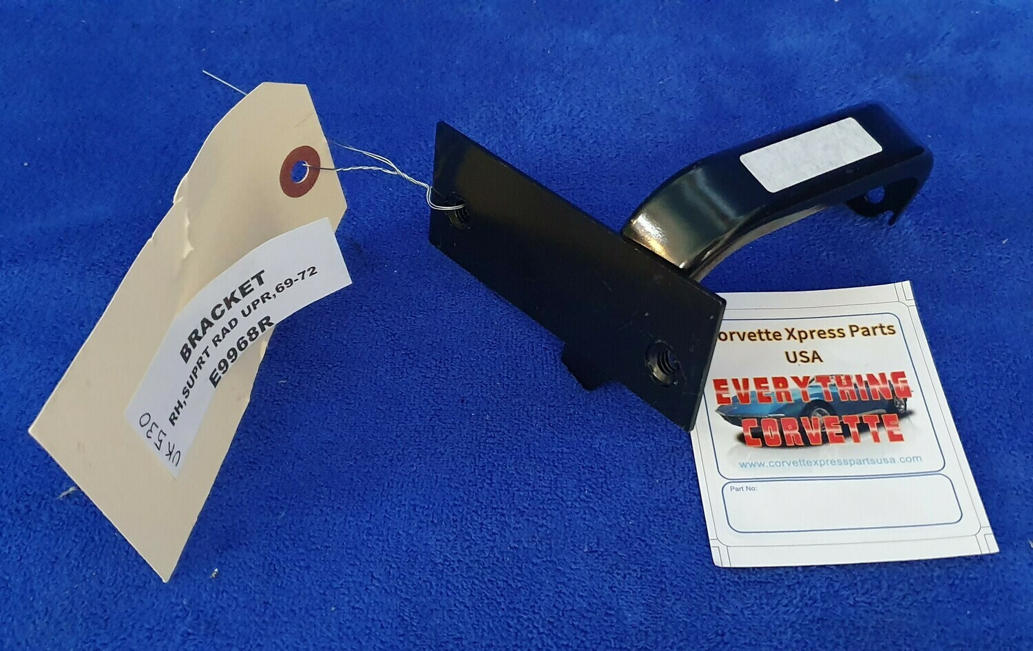 BRACKET-RADIATOR SUPPORT-UPPER-RIGHT ALL-69-76 (#E9968R)