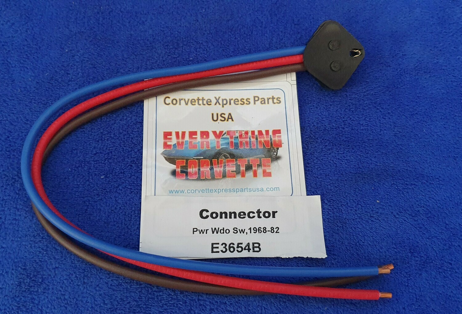 CONNECTOR-POWER WINDOW SWITCH REPAIR-WITH PIGTAIL EACH-68-82 (#E3654B) 5A3