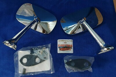 MIRROR-EXTERIOR-LARGE HEAD-INCLUDES MOUNTING HARDWARE-PAIR-75-79 (#E5904)  5A6