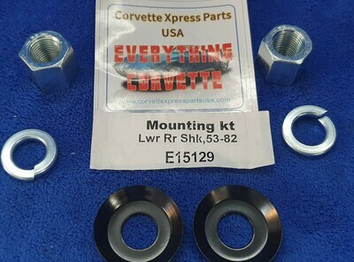 MOUNTING KIT-SHOCK ABSORBER-REAR LOWER-6 PIECE-53-82 (#E15129)  5D4