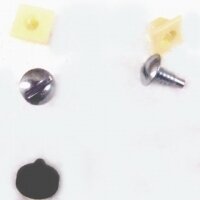 SCREW, NUT AND BUMPER SET-REAR LICENSE-5 PIECES-66-73 (#21026)