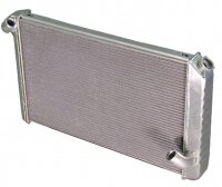 RADIATOR-ALUMINUM-DIRECT FIT-NATURAL FINISH-MANUAL-73-76 (#E8952)