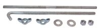 BOLT KIT-BATTERY HOLD DOWN-WITH OUT AIR CONDITIONING-WITH WING NUTS-63-66 (#E3284)