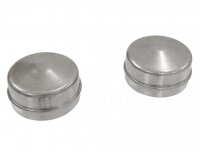 CAP-FRONT WHEEL GREASE-WITH RAISED BUMP-PAIR-53-62 (#E23555) 2C2
