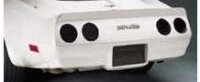 BLACK OUT LIGHT KIT-REAR-SMOKE GRAY-75-79 (#E14038)