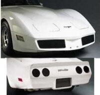 BLACKOUT LIGHT KIT-FRONT AND REAR-SMOKE GRAY-75-79 (#E14042)