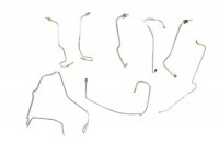 BRAKE LINE SET-STAINLESS STEEL-POWER DISC BRAKES-75-82 (#E8757)