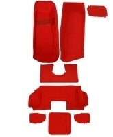 CARPET SET-COMPLETE-CONVERTIBLE-TRU VETTE-MASS BACK-98-04 (#E12531)
