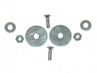 SCREW AND NUT AND WASHER SET-SOFT TOP REAR DECK LID LATCH-8 PIECES-63-67 (#56018) SCREW AND NUT AND WASHER SET-SOFT TOP REAR DECK LID LATCH-8 PIECES-63-67 (#56018)