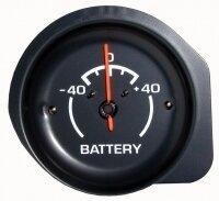 GAUGE-BATTERY-AMMETER-WITH WHITE FACE-75-76 (#E10946) GAUGE-BATTERY-AMMETER-WITH WHITE FACE-75-76 (#E10946)