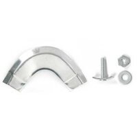 MOLDING KIT-DOOR-SIDE CORNER-LEFT OR RIGHT-STAINLESS STEEL-WITH RETAINER KIT-56-61 (#E12788)
