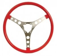 WHEEL-STEERING-15 INCH PAINTED-56-62 (#E21154)  1AA2