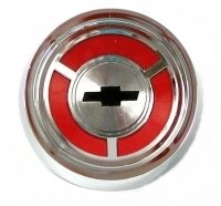 CAP-BOLT ON ALUMINUM WHEEL-WITH BOWTIE-EACH-67 (#E11883) 7BB1