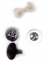 SCREW AND NUT AND BUMPER-FRONT LICENSE PLATE-5 PIECES-63-65 (#6019)