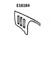 FENDER-PRESS MOLDED-GRAY-RIGHT HAND-65-66 (#E16184) FENDER-PRESS MOLDED-GRAY-RIGHT HAND-65-66 (#E16184)