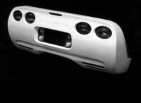 BUMPER-REAR-STOCK-FIBERGLASS-HAND LAYUP-97-04 (#E18130)