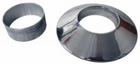 CONE SET-WHEEL-INCLUDES 4 POLISHED ALUMINUM CONES-4 SPACERS-84-87 (#EC220S)