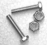 BOLT AND NUT SET-FOR RELAY ROD CLAMP-2 EACH-63-76 (#58035)