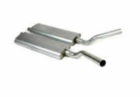 MUFFLER-STAINLESS STEEL-OVAL-2 INCH-PAIR-56-62 (#E3625)