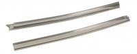 MOLDING-WINDSHIELD OUTER REVEAL-POLISHED STAINLESS STEEL-REPRODUCTION-PAIR-68-72 (#E22421)