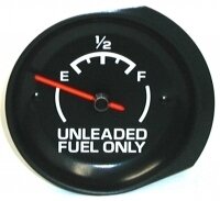 GAUGE-FUEL-WITH WHITE FACE-75-76 (#E12747) 1F2 GAUGE-FUEL-WITH WHITE FACE-75-76 (#E12747) 1F2