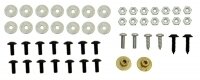 FASTENER KIT-SOFT TOP-CONVERTIBLE TOP-WEATHERSTRIP-50 PIECES-68-75 (#E6161) 4B4 FASTENER KIT-SOFT TOP-CONVERTIBLE TOP-WEATHERSTRIP-50 PIECES-68-75 (#E6161) 4B4