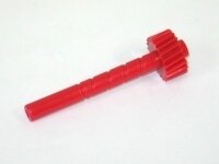GEAR-SPEEDOMETER DRIVE-RED-21 TOOTH-NYLON-55-60 (#E13507)  1D2
