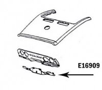 PANEL-WITH STANDARD EXHAUST-REAR FILLER-HAND LAYUP-69 (#E16909) PANEL-WITH STANDARD EXHAUST-REAR FILLER-HAND LAYUP-69 (#E16909)