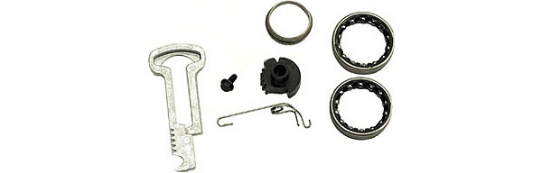 RACK &amp; GEAR KIT-IGNITION SWITCH ACTUATOR-WITH BEARINGS-TILT &amp; TELE-69-96 (#E23419)  1D1