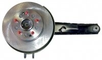 ARM-REAR TRAILING-COMPLETE WITH ROTOR-ALL NEW PARTS-RIGHT-65-79 (#E3783R)  T83