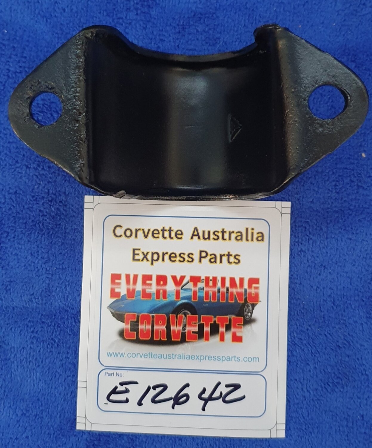 BRACKET-STABILIZER-SWAY BAR-FRONT OR REAR-ON FRAME-68-96 (#E12642) 3AA3