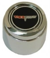 CAP-CENTER-ALUMINUM WHEEL-WITH EMBLEM-REPLACEMENT-PLASTIC-EACH-80-81 (#E22741) 1AA3