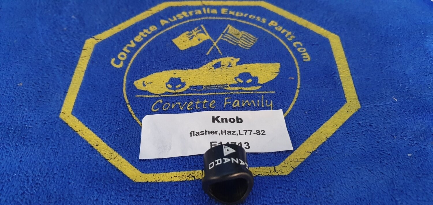 KNOB-FLASHER-TRAFFIC HAZARD-NOS-L77-82 (#E14713)