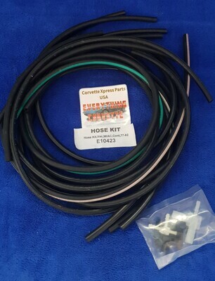 HOSE KIT-VACUUM-HEAT AND AIR CONTROL WITH AIR CONDITIONING-77-82 (#E10423)