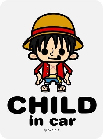 One Piece ワンピース Xパンソンワークスコラボ チャイルドインカー ステッカー Lcs 48 ルフィ ベビーインカー One Piece ワンピース Xパンソンワークスコラボ チャイルドインカー ステッカー Lcs 48 ルフィ ベビーインカー