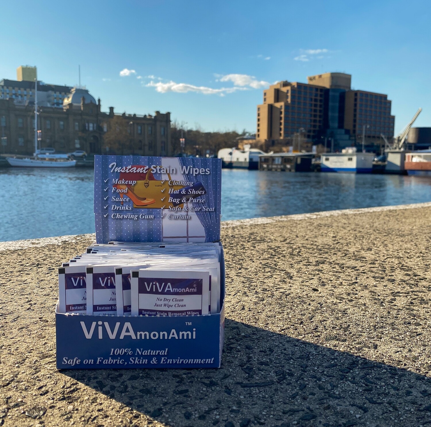 40 Pack VIVAmonAmi Instant Stain Wipes 