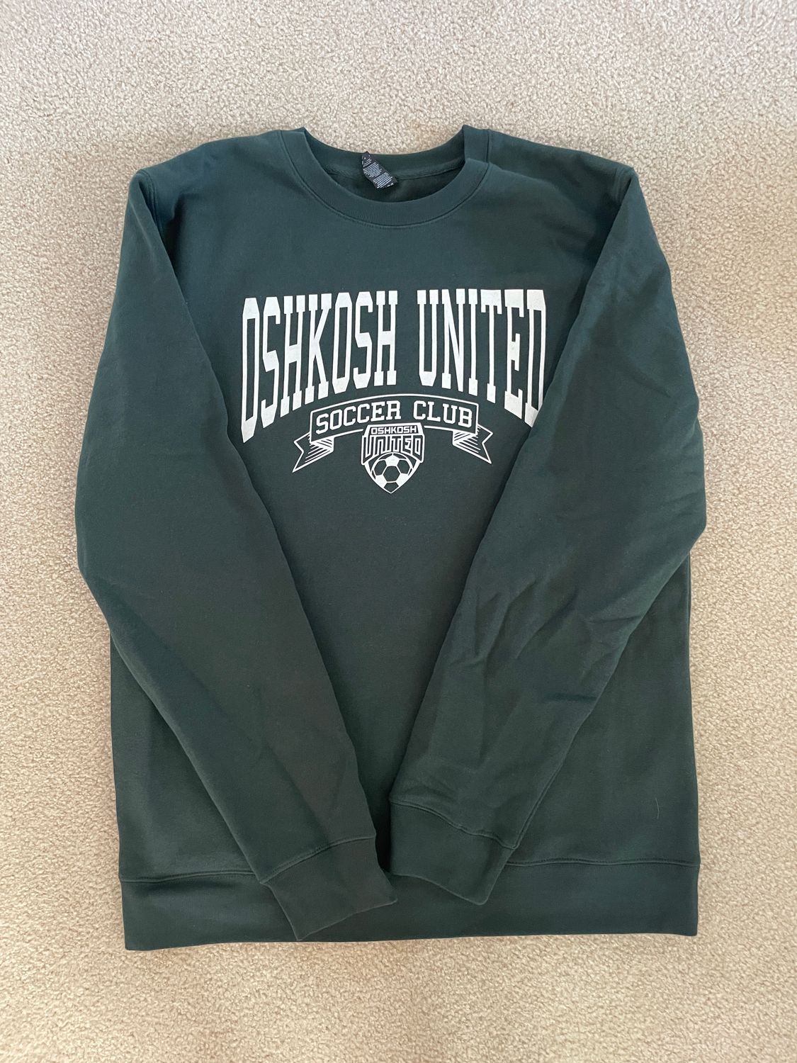 Crew Sweatshirt - Forest Green - Size 4XL