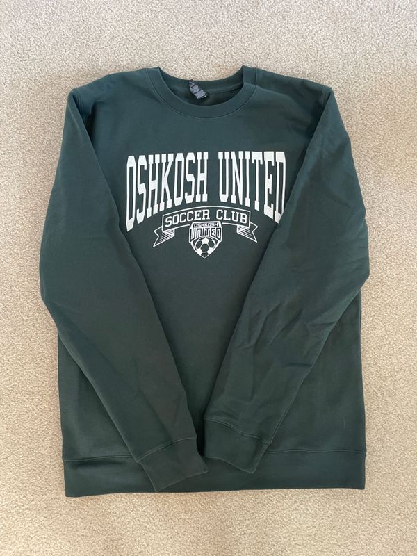 Crew Sweatshirt - Forest Green - Size XL