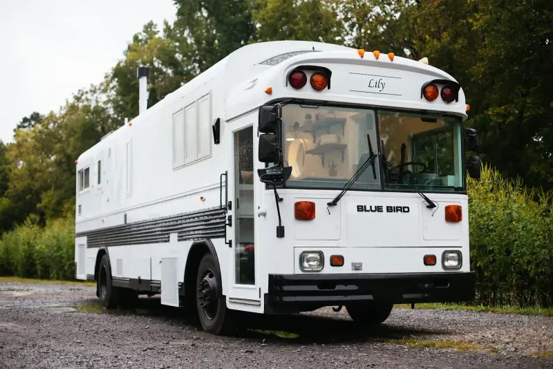 1994 Blue Bird  "Lily" the Ultimate Spare No Expense Skoolie Remodel"
