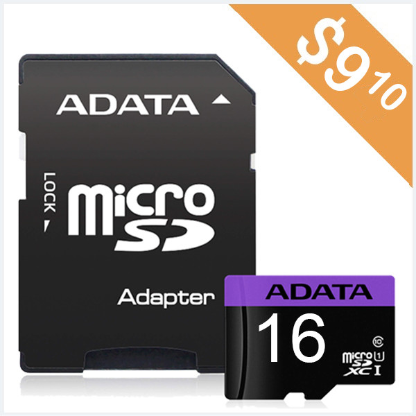 Tarjeta de Memoria de 16gb ADATA con adaptador CLASS 10